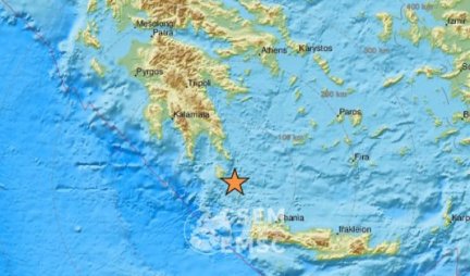 SNAŽAN ZEMLJOTRES U GRČKOJ! Potres jačine 5,4 na Peloponezu i Kritu, epicentar u moru!