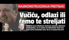 KOGA, BRE, VI ZAJEBAVATE BANDO ŽUTA?! Sad je žrtva “hajke” Goran Marković?! Onaj koji poziva na streljanje predsednika?!?