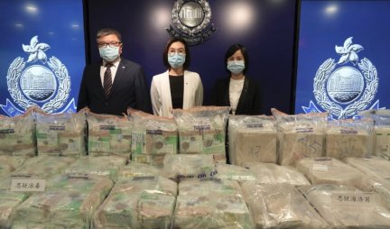 REKORD U 2021! U Hong Kongu zaplenjena droga vredna 25 MILIONA DOLARA!
