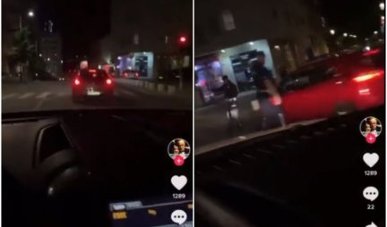 ZBOG OVAKVIH LUDAKA LJUDI STRADAJU! Proleteo na crveno, pa psovao saobraćajnog policajca! (VIDEO)
