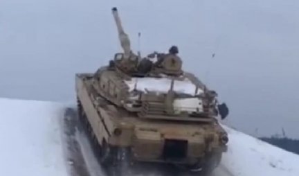 FIJASKO GLAVNOG AMERIČKOG TENKA! M1 Abrams ne može da se izbori sa NEKOLIKO CENTIMETARA SNEGA?! (Video)