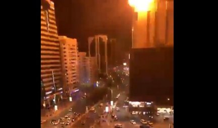 PANIKA, SIRENE ODJEKUJU, ULICE PREPUNE LJUDI! Eksplozije u Abu Dabiju! (VIDEO)