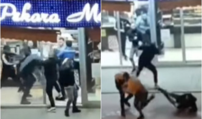 TUČA U PEKARI U BERANAMA, REAKCIJA RADNICE TOTALNI HIT, momci pali u drugi plan! (VIDEO)