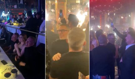 Braća Dean i Dan Caten, osnivači brenda "DSquared2", uživali u beogradskom klubu "Lafajet" (Video)