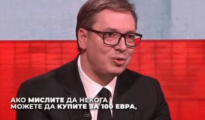 AKO MISLITE DA NEKOGA MOŽETE KUPITI ZA 100 EVRA, ONDA TO VIŠE GOVORI O VAMA... Predsednik Vučić u video poruci vratio opoziciju na fabrička podešavanja!