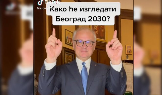 BEOGRAD 2030! Goran Vesić objavio novi snimak na TikToku!