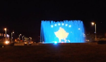SKANDAL! Fontana u Zagrebu u čast nezavisnosti Kosova! (Foto)