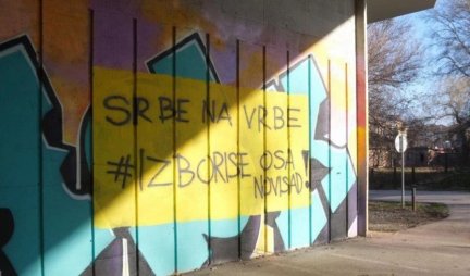 "SRBE NA VRBE" USTAŠKE PORUKE OSVANULE USRED NOVOG SADA!