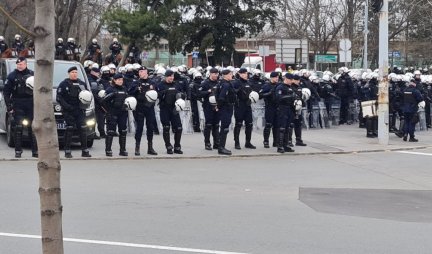 UOČI MEČA PARTIZAN - FEJENORD! Policija preplavila Beograd (VIDEO)