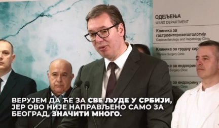 ZDRAVLJE JE SREĆA I SNAGA - ULAGAĆEMO JOŠ! Vučić: Tek danas možemo da kažemo koliko je Srbija promenjena! (VIDEO)