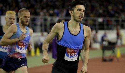 SJAJNO! Elzan Bibić rekordom Srbije na 1.500 metara u dvorani do drugog mesta u Beogradu!