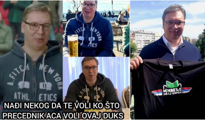SLEDEĆI SPOT SNIMAM U OVOM DUKSU! Vučić odgovorio na zezanje šaljive Instagram stranice "negujmosrbski"!