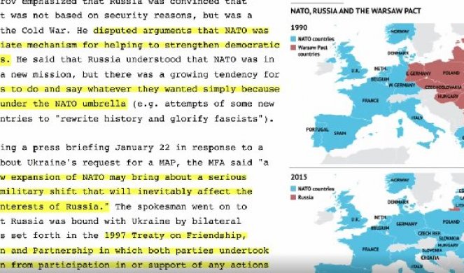 DOKUMENT "VIKILIKSA" IZ 2008. OTKRIVA CRVENU LINIJU MOSKVE! SAD znale da bi ulazak Ukrajine u NATO "izazvao posledice, pa i izbijanje rata", ovo je dokaz!