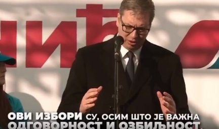 NAPRED ZA BUDUĆNOST, ZA NAŠU DECU! Predsednik Vučić objavio moćan snimak i zamolio građane da OVAKVU ŠANSU NE PROPUSTIMO! (VIDEO)