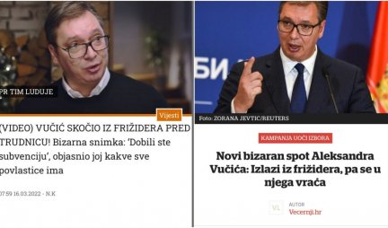 Hrvati opsednuti Vučićem i Srbijom! DOK IM DRONOVI PADAJU PO KUĆAMA, ONI ANALIZIRAJU VUČIĆEVE SPOTOVE!