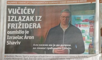 Histerija Hrvata zbog Aleksandra Vučića koji ih nije ni pomenuo! Slobodna Dalmacija posvetila celu stranu Vučićevom spotu!