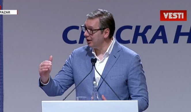 VUČIĆ U NOVOM PAZARU: JEDNAKO ĆU DA VOLIM I MIRSADA, I NIHADA, I EMINU, KAO DANILA, MILICU I VUKANA - NIKAKVU RAZLIKU NEĆU DA PRAVIM! (VIDEO)