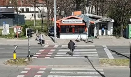 ŠTA JE S OVIM ČOVEKOM? Beograđani ŠOKIRANI PRIZOROM, gospodin nasred ulice uradio nešto neverovatno (VIDEO)