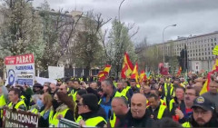 HILJADE LJUDI U MADRIDU NA PROTESTU zbog POSKUPLJENJA GORIVA! (VIDEO)