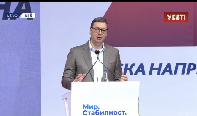 DANAS NAPADAJU I JOKIĆA I MICIĆA... Vučić očitao bukvicu hejterima sa mitinga u Nišu: Je l' vam to kampanja?! Građani hoće dela! (Video/Foto)