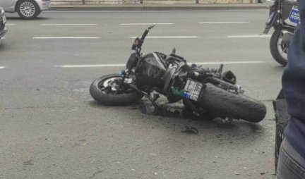 NASTRADAO MOTOCIKLISTA! Nesreća u Milutovcu kod Trstenika