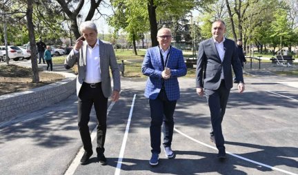 "TRI KLJUČA" Vesić: Otvoren novi park za Beograđane i našu decu! Sportski tereni, teretana na otvorenom, park za kućne ljubimce i igralište za najmlađe