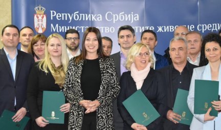 Vujović potpisala ugovore za projekte pošumljavanja širom Srbije