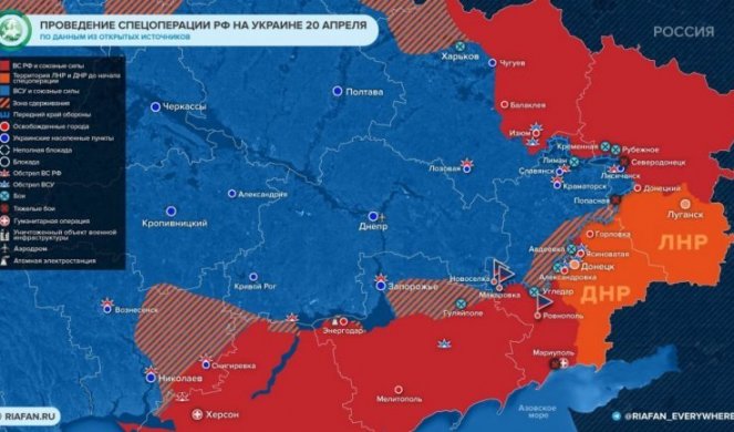 (MAPA) RUSIJA NAPREDOVALA U VIŠE PRAVACA! Ukrajinci se povlače da bi sprečili uništenje...