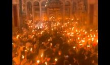 ČUDO U JERUSALIMU NA VELIKU SUBOTU! Blagodatni oganj sišao u Hram Groba Gospodnjeg! (VIDEO)
