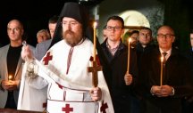 Petković prisustvovao ponoćnoj Vaskršnjoj Liturgiji u manastiru Banjska u Zvečanu!