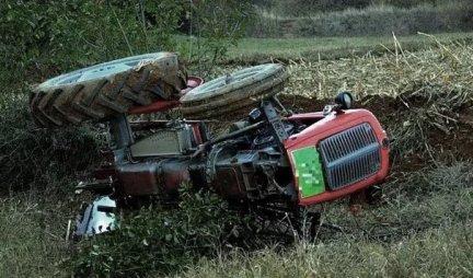 TEŠKA NESREĆA NADOMAK IVANJICE! Mladi traktorista poginuo u prevrtanju traktora