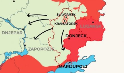 NOVA MAPA! Ovo su sledeći potezi ruskih snaga, Rusija tvrdoglavo napreduje u Ukrajini, kijevska vojska se povlači u šume!