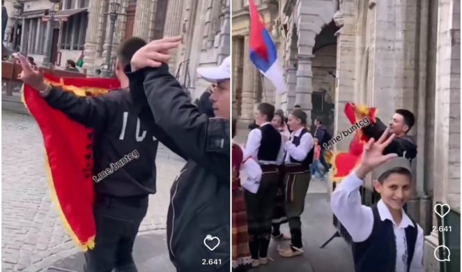 ŠIPTARSKI "JUNACI" BEZ MOZGA! Oterali srpsku decu sa nastupa u Belgiji! (VIDEO)