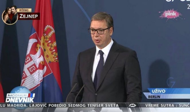 BESTIDNO LAŽU DA SRBIJA NEKOGA UGROŽAVA! Vučić odbrusio novinarima: Rekao sam i Šolcu i ministarki Berbok, ponavljam stalno! VIDEĆETE KO GOVORI ISTINU!