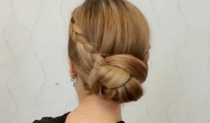 Idealna za MASNU KOSU! Ako ne stižete da je operete, napravite ovu frizuru u samo par koraka! (VIDEO)