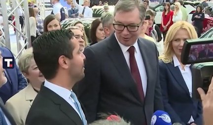 NEĆETE VEROVATI KOJI AUTOMOBIL VOZI! Vučić i Momirović otvorili Sajam automobila, pa nasmejali sve prisutne! (VIDEO)