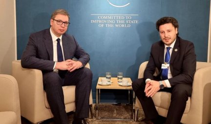 Vučić se sastao sa Abazovićem na Svetskom ekonomskom forumu u Davosu! Evo o čemu su razgovarali!