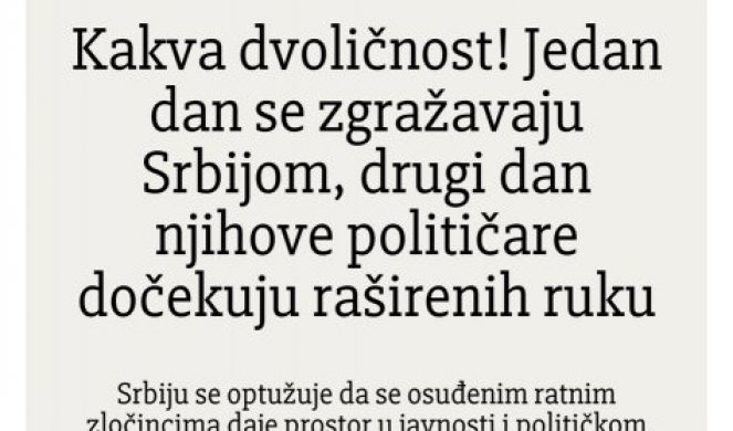 Totalna kampanja protiv Vučića u ustaškim medijima! Sad kritikuju EU jer kontaktira sa Srbijom…