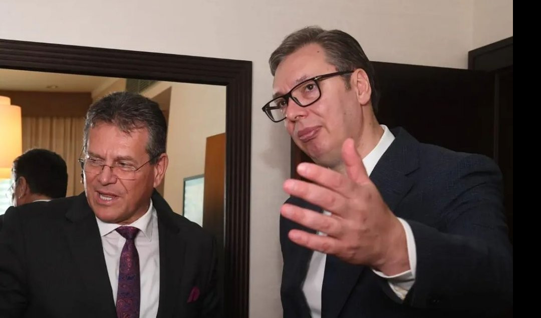 Predsednik Vučić se sastao sa Marošem Ševčovičem, RAZGOVARALI O VAŽNIM TEMAMA!
