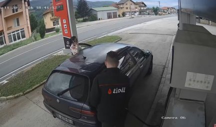 Devojka stala na pumpu da natoči gorivo, ubrzo je usledio šok, region bruji o snimku iz Kiseljaka! (VIDEO)