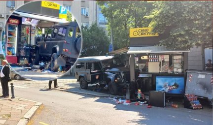 KAO DA JE PAO S NEBA, jedva smo izvukli radnicu iz kioska! Očevidac nezgode u centru Beograda OTKRIO JEZIVE DETALJE! (FOTO)