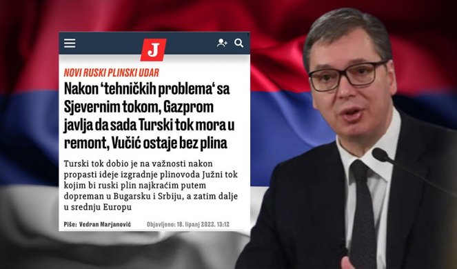 USTAŠKI LAŽOVI LEČITE SE! Narode, ne brini, Srbija će za vreme sedmodnevnog remonta redovno dobijati gas iz ruskog dela Banatskog dvora!