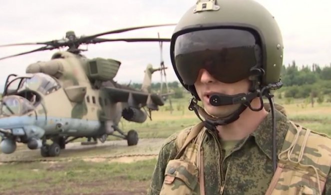Slika broj 1157286. (VIDEO) PEŠADIJA UNIŠTENA, ZADATAK IZVRŠEN! Rusi objavili snimke žestokog napada iz helikoptera, ukrajinski oklopnjaci leteli u vazduh