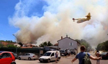 (FOTO/VIDEO) KRAJ DRAME! Lokalizovan veliki požar u Puli, nema stradalih!