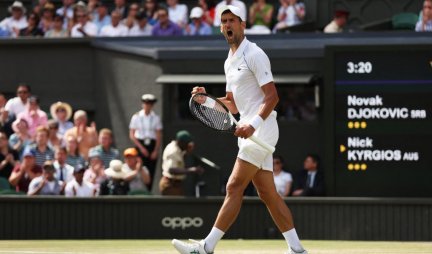 NOVAK - 007!  Đoković slomio nervoznog Kirjosa i STIGAO DO 21. GREND SLEMA U KARIJERI