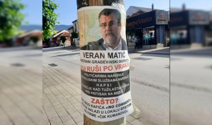 Hapšenja zbog ugrožavanja sigurnosti Verana Matića u Vranju