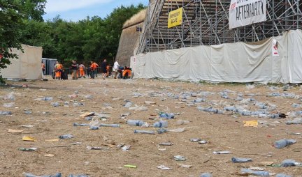 KONTEJNERI PREPUNI PLASTIČNE AMBALAŽE! Posetioci Egzita ostavili za sobom 50 tona smeća