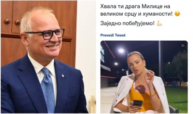 MILICA PAVLOVIĆ KUPILA SLIKU ZA ALEKSANDRA, VESIĆ JOJ SE ZAHVALIO!