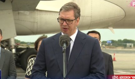 (VIDEO) OVO JE VAŽAN DAN ZA SARADNJU SRBIJE I KINE! Vučić na dočeku: Otvorili smo sva vrata saradnje, pozivam sve ljude iz regiona da koriste naš aerodrom!