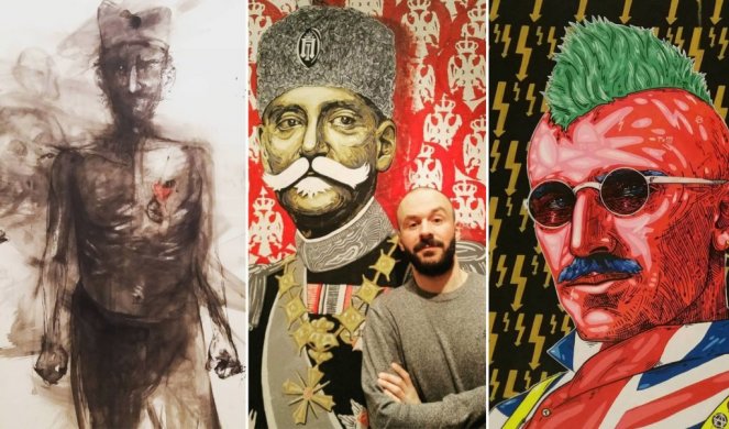 SRPSKI HEROJI U POP-ART STILU! OVAJ mladi slikar stvara portrete o kojima mnogi pričaju!